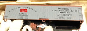Train Miniature Green Bay & Western 40'  Wood Reefer Car #2405 HO 1:87 Scale Kit - Picture 1 of 7