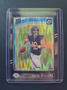 2024 Panini Donruss Optic - Rated Rookie Caleb Williams #201 Viola Shock Prizm - Foto 1 di 2