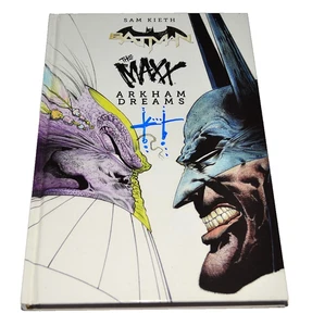 BATMAN THE MAXX ARKHAM DREAMS Signed by SAM KEITH Hardcover Book NEW! - Picture 1 of 3