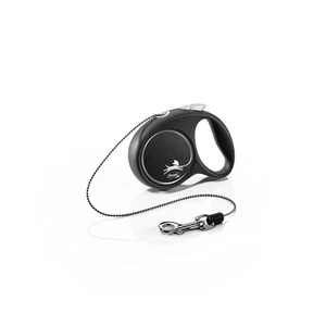 Flexi Black Design Cord Black Extra Small 3m Retractable Dog Leash/Lead for dogs - Picture 1 of 6