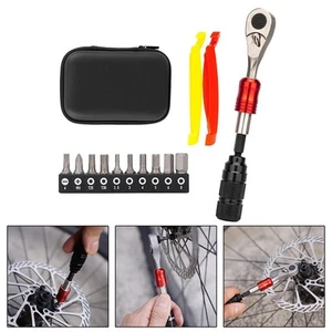 Fahrrad Multitool Fahrrad Reparaturset Zweiwege Ratsche kompakt und leicht - Bild 1 von 12