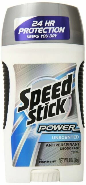 Speed Stick Power 3oz Anti-Perspirant Deodorant - Unscented, Pack of 3