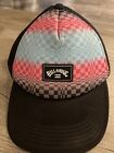 BILLABONG Snapback Hat  Logo Cap Youth Size Colorful Pink Blue Black