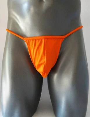 TANGA HOMBRE CALIFORNIA MUSCLE SWIM NARANJA CON SOPORTE INCORPORADO TALLA PEQUEÑA Foto 1 de 4