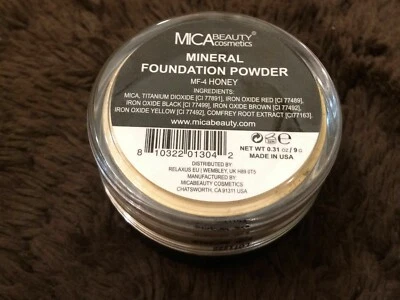 Mineral Foundation Powder Makeup #MF-4 Honey Mica Beauty MicaBella 10/2025 - Image 1 of 2