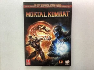 Mortal Kombat Prima Game Guide 2011 Fatality Reference Cards Attached Sub-Zero - Imagen 1 de 5
