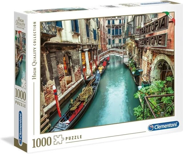 CLEMENTONI PUZZLE 1000 PEZZI HIGH QUALITY CANALE DI VENEZIA 39458 - Immagine 1 di 1