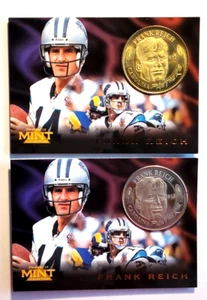 1996 Pinnacle Mint Collection Coins Nickel & Brass & Cards Frank Reich #29 - Picture 1 of 6