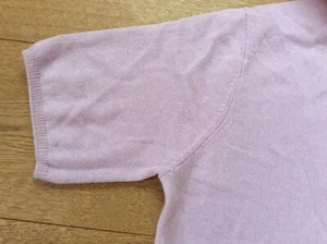 Unbranded cashmere short sleeved lilac jumper - 18 - 20 - Picture 1 of 4