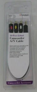 Camcorder AV-Kabel 10 Fuß 3,0 m werkseitig versiegelt NEU - Bild 1 von 6