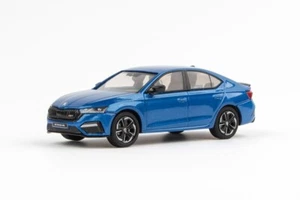 Abrex 143AB-037KD 1:43 Skoda Octavia IV RS (2020) - azul carrera metálico - Imagen 1 de 3
