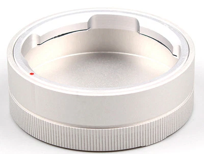 Silber Objektivkappe Hinten für LEICA M Bajonett Kamera-objektive X 1