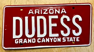 ARIZONA VANITY NUMMERNSCHILD " DUDESS " AZ - Bild 1 von 1