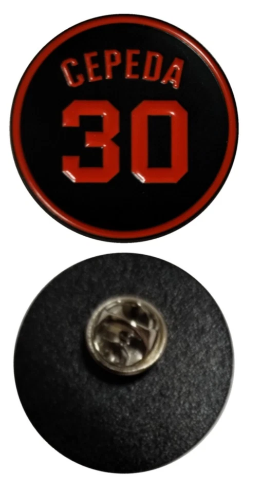 Orlando Cepeda Memorial Pin (not a jersey patch) ~ San Francisco Giants - Image 1 of 1