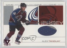 2001-02 ITG Be A Player Signature Series Vault Ruby 1/1 Alex Tanguay #GJ-14 4p5