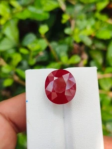 17.54 Cts A BEAUTIFUL RUBY GLASS FILLED ! - Picture 1 of 6