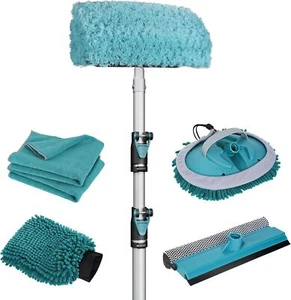12FT Car Wash Brush with Long Handle, Car Cleaning Kit with Soft Wash Brush - Picture 1 of 9