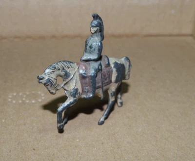 CBG - LR - LUCOTTE ? CAVALIER EMPIRE alu ou plomb creux  bon état autour du 1/43 - Photo 1/2