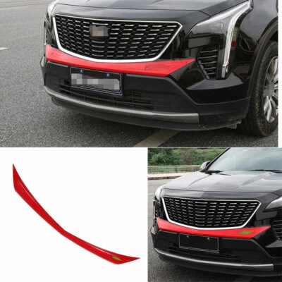 Parachoques delantero de acero rojo para Cadillac XT4 2018-2020 1 pieza Foto 1 de 4
