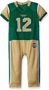 6-9 Months (Infant Toddler Baby) Colorado State Rams CSU Football Jersey Pajama - Picture 1 of 2