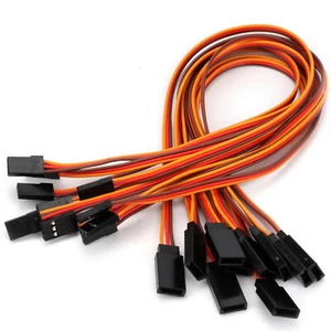 10 Stück 30cm Servo Verlängerungskabel 3Pin 22AWG Stecker auf Buchse RC Drohne Auto Kabel - Bild 1 von 7