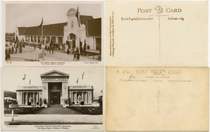 1924 WEMBLEY BRITISH EMPIRE AUSSTELLUNG S.Afrika CP Eisenbahn Echtfoto Postkarten - Bild 1 von 3