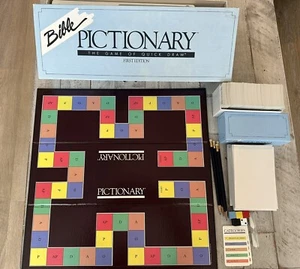 Vintage Bible Edition Pictionary Game Quick Draw 1987 Biblical - Picture 1 of 7