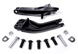 Supporto poggiapiedi nero posteriore per Harley-Davidson Dyna 2006 - 2017 - Foto 1 di 2