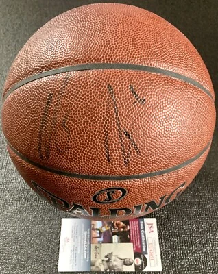 Baloncesto NBA firmado por Pau & Marc Gasol JSA raro hermanos dobles automático campeones de España Foto 1 de 3