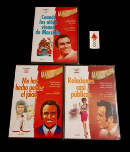 PACK MANOLO ESCOBAR Relaciones casi publicas Cuando... DVD Video Español Nuevo - Imagen 1 de 2