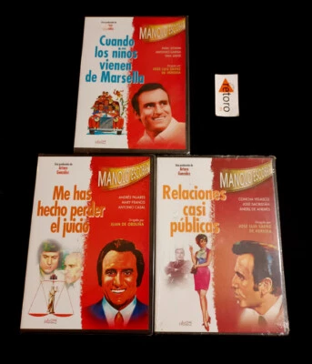 PACK MANOLO ESCOBAR Relaciones casi publicas Cuando... DVD Video Español Nuevo - Imagen 1 de 2