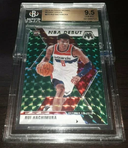 Rui Hachimura Panini Mosaic Green Prizm RC Nba Debut #275 - BGS 9.5 Gem Mint  - Bild 1 von 2