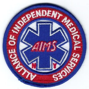 NEW YORK - Alliance of Independent Medical Services "AIMS" - [ EMS Patch ] - Picture 1 of 1