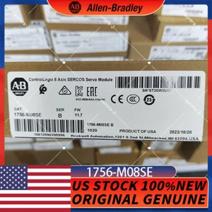 Neu fabrikversiegelt AB 1756-M08SE/B ControlLogix 8 Achsen Sercos Servomodul SPS - Bild 1 von 6