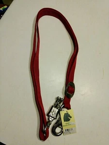 Equips Vis Equestrian Adjustable Nylon Cross Tie in Burgundy Brand New - Picture 1 of 2