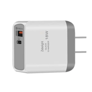  Wall Charger Type C 18 Watt With QC3.0 +PD Quick Charge Type c and USB 2 Ports  - Picture 1 of 7