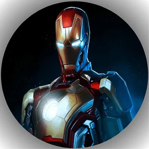 Tortenaufleger Geburtstag  Tortenbild Fondant Oblate  Iron Man  P4 - Bild 1 von 1