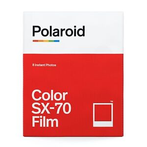 New Sealed Polaroid SX-70 Color Film for Polaroid SX-70 Cameras - 8 Photos 