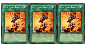 Yugioh - 3X Potere Erculeo - Comune - Illimitato - SOVR-EN054 - Near Mint - Foto 1 di 1