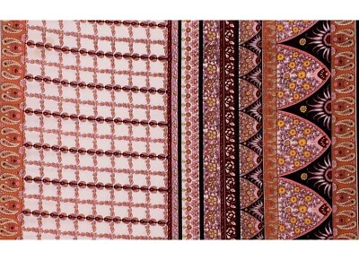 Vintage Black Sarees 100% Pure Silk Fabric Craft Printed Sari Dress Making Art - Image 1 of 3