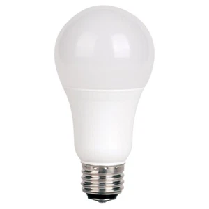 3/9/12W Non-Dimmable 3-Way A19 LED 30K Warm White Frosted Medium E26 Base Bulb - Picture 1 of 2