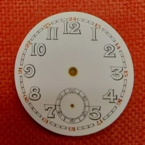 cadran rond montre emaillé blanc 41 mm neuf - Imagen 1 de 2