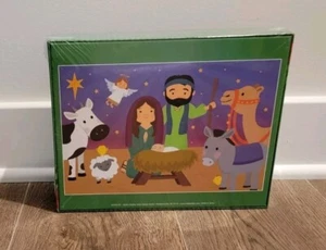 Christmas Party Nativity Scene Floor Puzzle Brand New Sealed - Picture 1 of 3