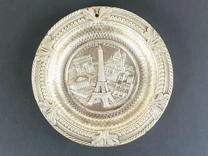 Souvenir de Paris Depose Polyne Paris,Silverplated,Wall Decor,Made in France,Old - Picture 1 of 10