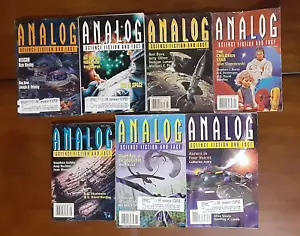 7 ANALOG Magazines Partial 1998 YEAR - Science Fiction - Job lot (all shown) - Picture 1 of 1