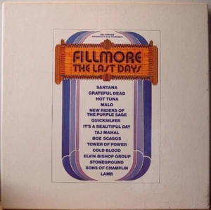 Various – Fillmore: The Last Days (Box Set, 3 x Vinyl, LP, 1972) - Picture 1 of 2