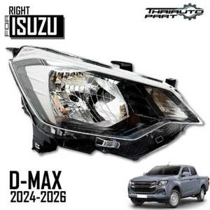Head Lamp Front Light Right RH Halogen For Isuzu D-max Dmax Pickup 2024 - Picture 1 of 7