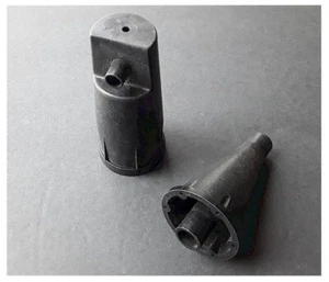 Vintage RC Car Buggy Kyosho 1/8 Inferno DX Composite Muffler MP5 INCOMPLETE 2pcs - Picture 1 of 1