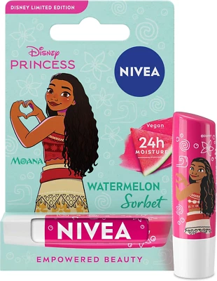 NIVEA Disney Princesa Moana Edición Limitada Sandía Sorbete Bálsamo Labial (4.8G), U Foto 1 de 4