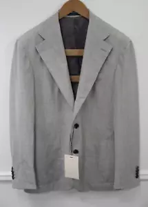 Herren Suitsupply Blazer La Spalla Grau Wolle Vitale Barberis Größe 24 EU48S Eu - Bild 1 von 8
